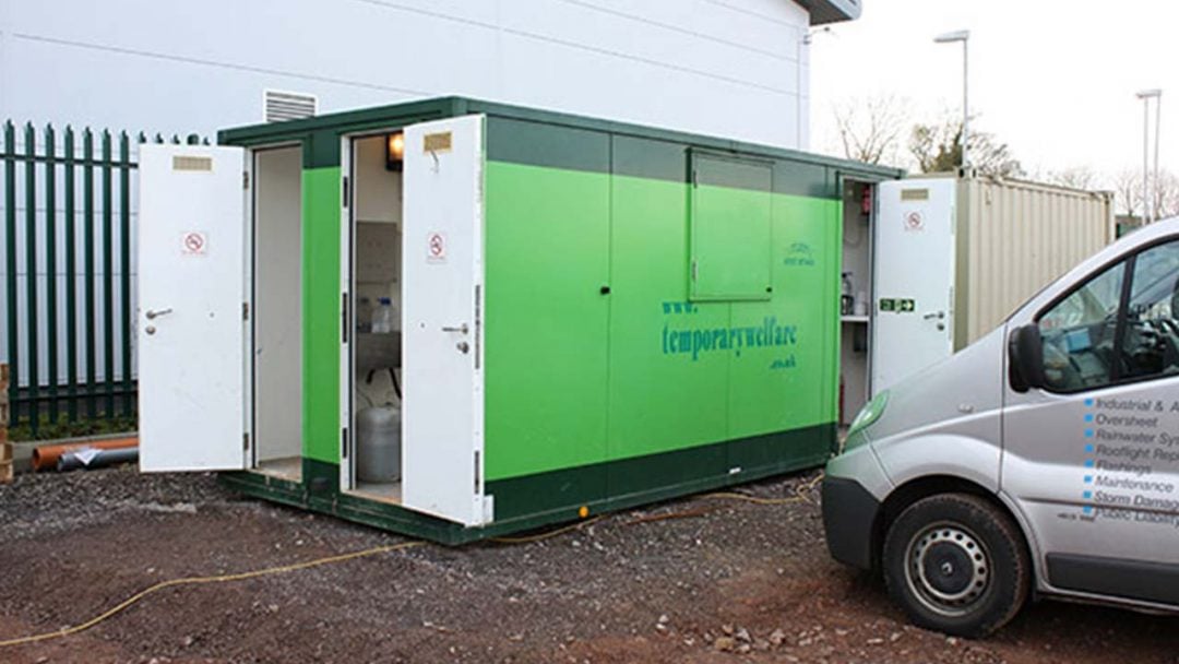 Portable Welfare Units for Hire - South of England