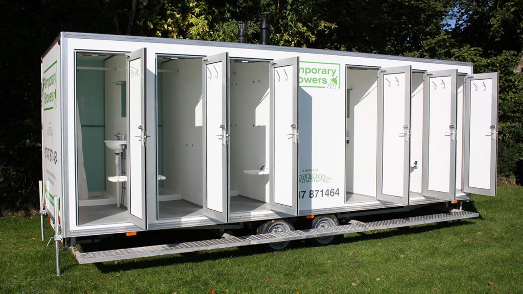 Temporary Facilities Luxury Shower Trailer Temporary Facilities